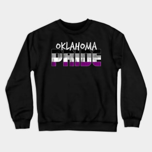 Oklahoma Pride Asexual Flag Crewneck Sweatshirt